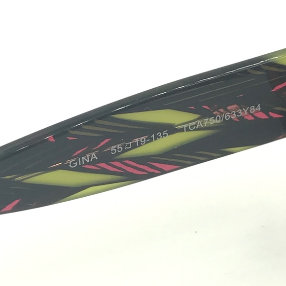 CORINNE MCCORMACK GINA OVAL SUNGLASSES PINK GREEN - Picture 8 of 8